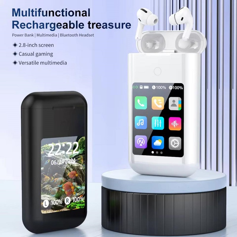 A98 Box Carrying Treasure Ear Earbuds Touch Screen Control Power Bank