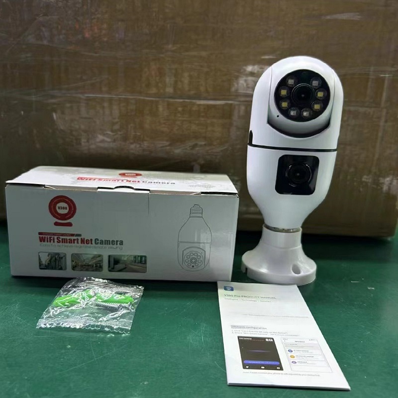 PTZ Bulb Camera Dual Lense